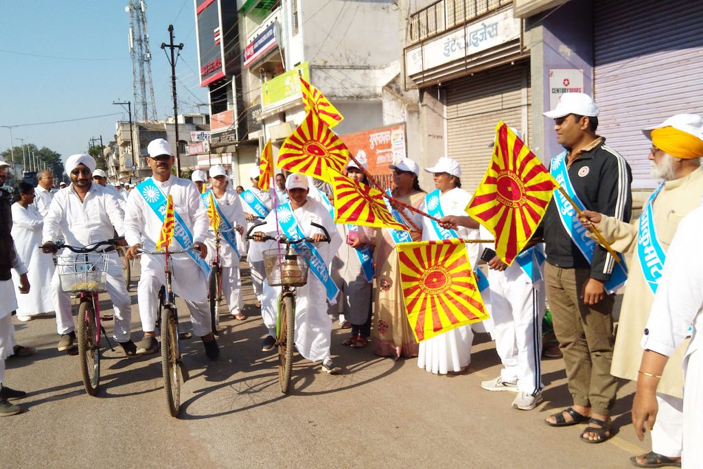 महाशिवरात्री के अवसर पर शिवसंदेश सायकल यात्रा का आयोजन